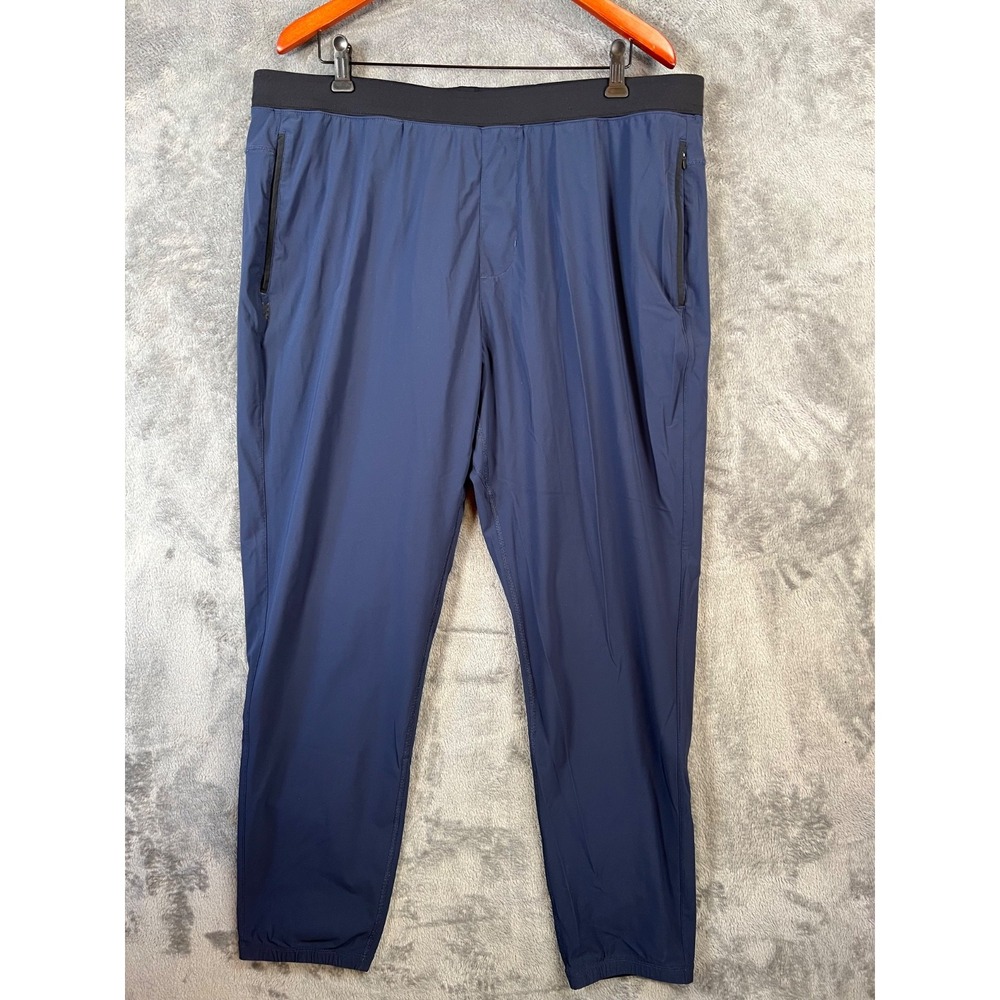 Rhone Joggers Mens XXL 39x30 Blue Versatility Pants Nylon Performance 101308